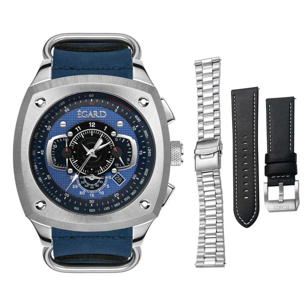 Egard Men's VI-Viking Blue Dial Watch - WCH-5083-G0N113